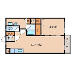 大和西大寺駅 徒歩13分 2階の物件間取画像